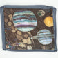 Technology and Outer Space-Changeable Printed Patches, 7 pcs, Only Patches, Blue