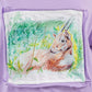 Save the Endangered Animals-Changeable Printed Animal Patches, 7 pcs, Only Patches, Purple